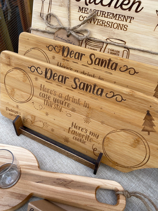 Santa snack board