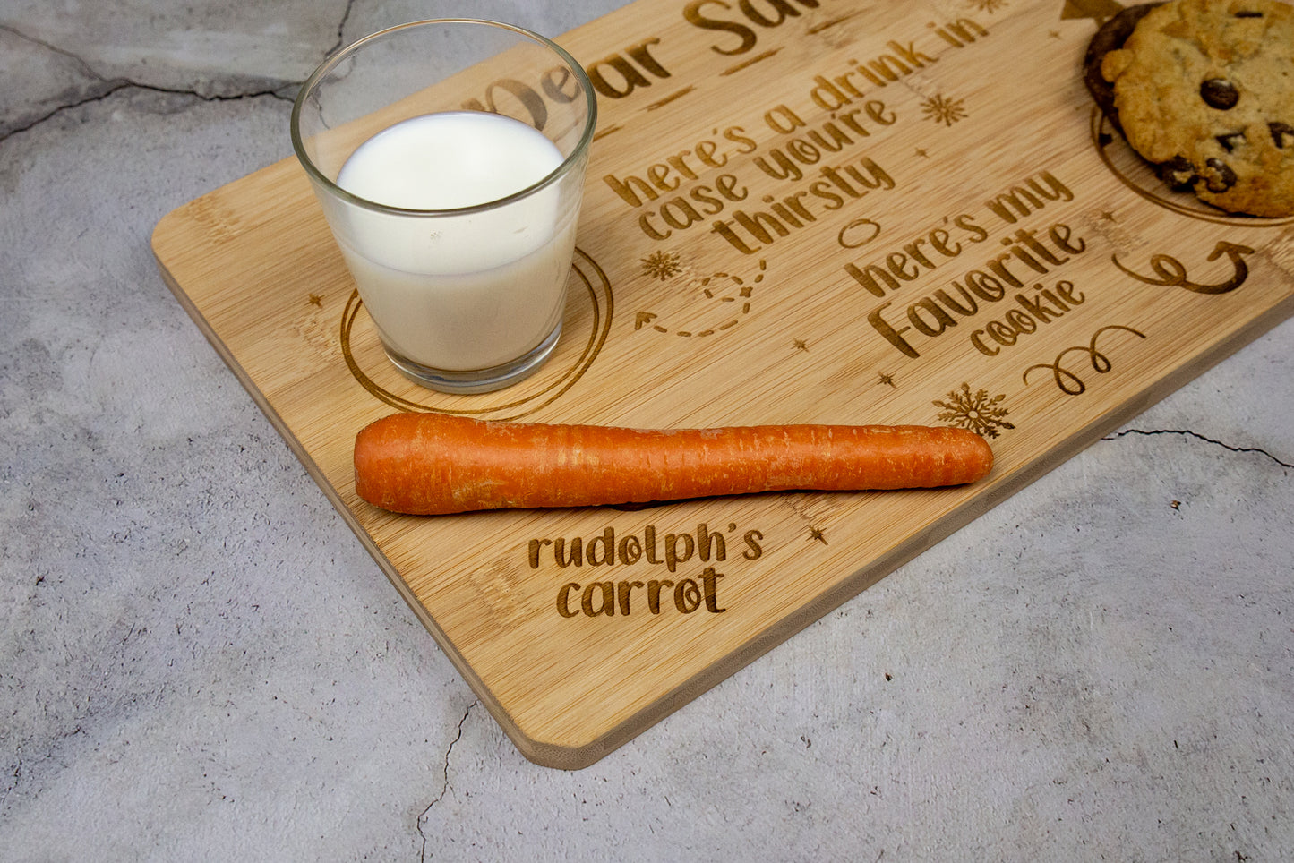 Santa Snack Board