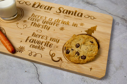 Santa Snack Board